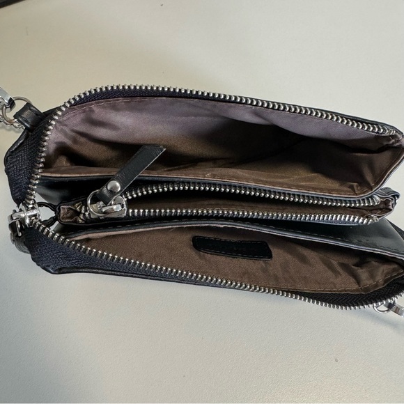 Genuine leather chained wallet - Picture 5 of 7